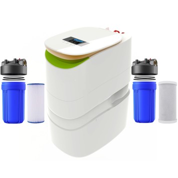 Комплексная система очистки воды Аквада 1017 AM для 2 потребителей, сброс 60 литров 