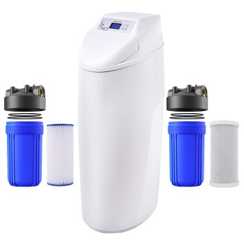 Aquada 150-FA установка для умягчения воды, удаления железа, органических соединений, 4 потребителя, сброс 120 литров