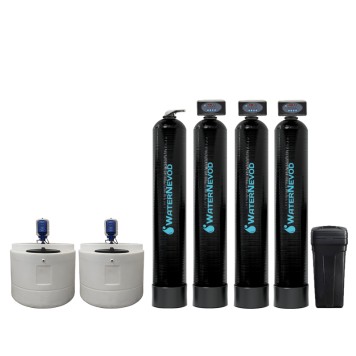 Комплексная система очистки воды WaterDose Twin Plus 10-13-13-10, Потребители 5 человек, сброс 290л