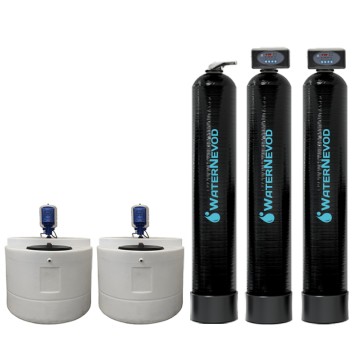Комплексная система очистки воды WaterDose Twin Standart 10-10-10, Потребители 4 человека, сброс 200л